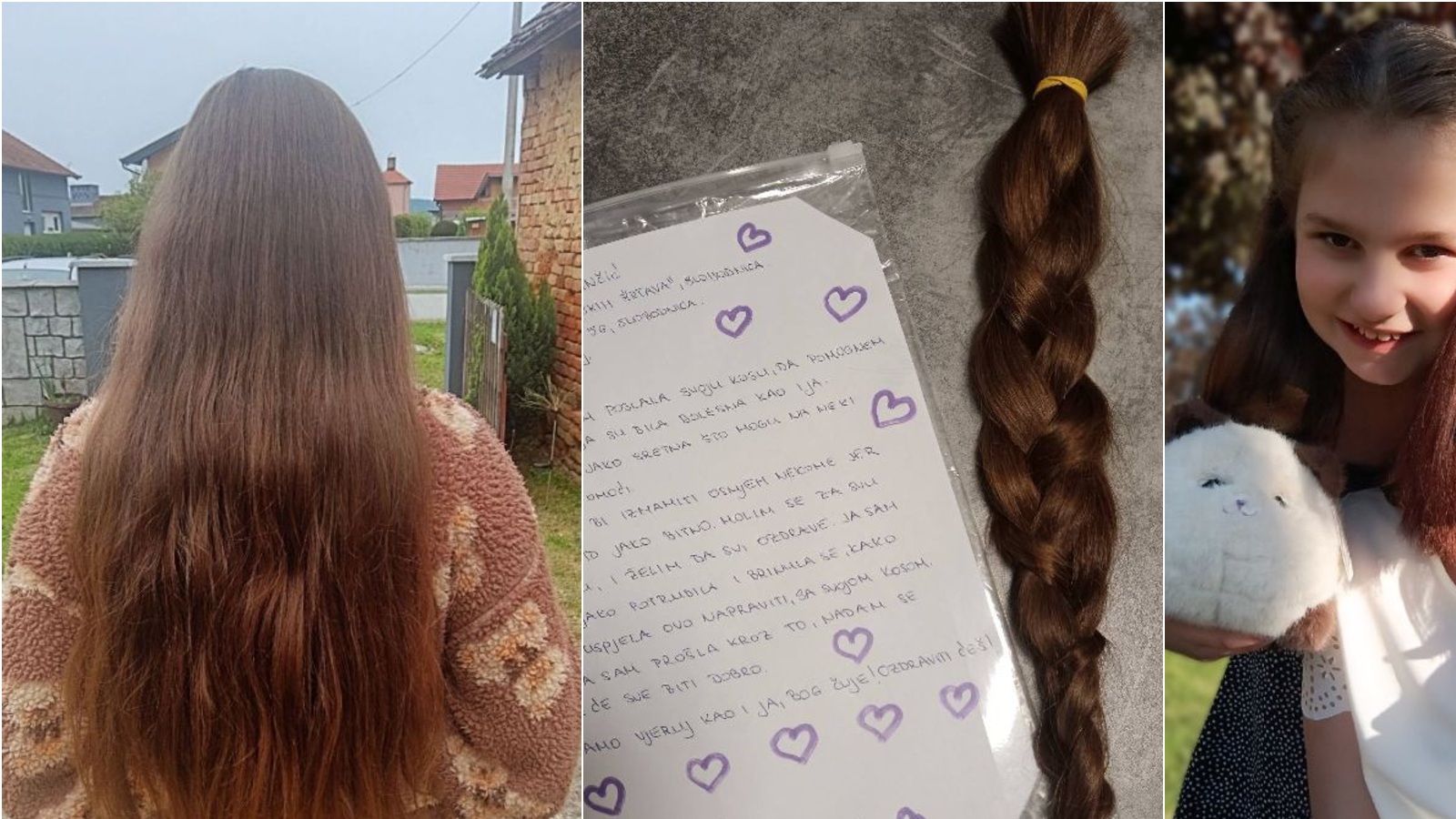 MAMA, USPJELA SAM! Djevojčica koja se liječila od maligne bolesti darovala kosu