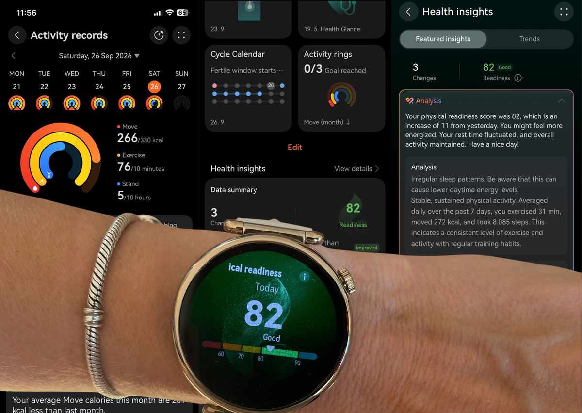 Jedan mjesec, jedna žena i toliko različitih verzija sebe: Što nam HUAWEI WATCH GT 7 može otkriti o menstrualnom ciklusu?