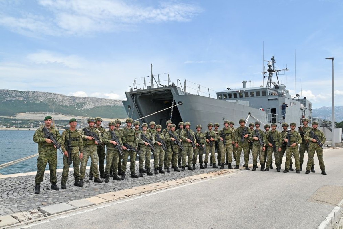 Zajednička vježba Gromova i Hrvatske ratne mornarice | foto: MORH/T. Brandt