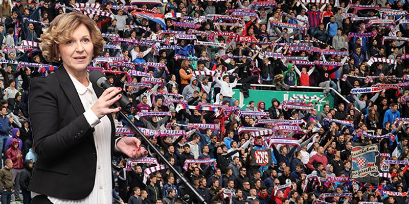 Branka Ramljak: Kao navijačica nisam zadovoljna, a kritika ne znači da ne voliš Hajduka