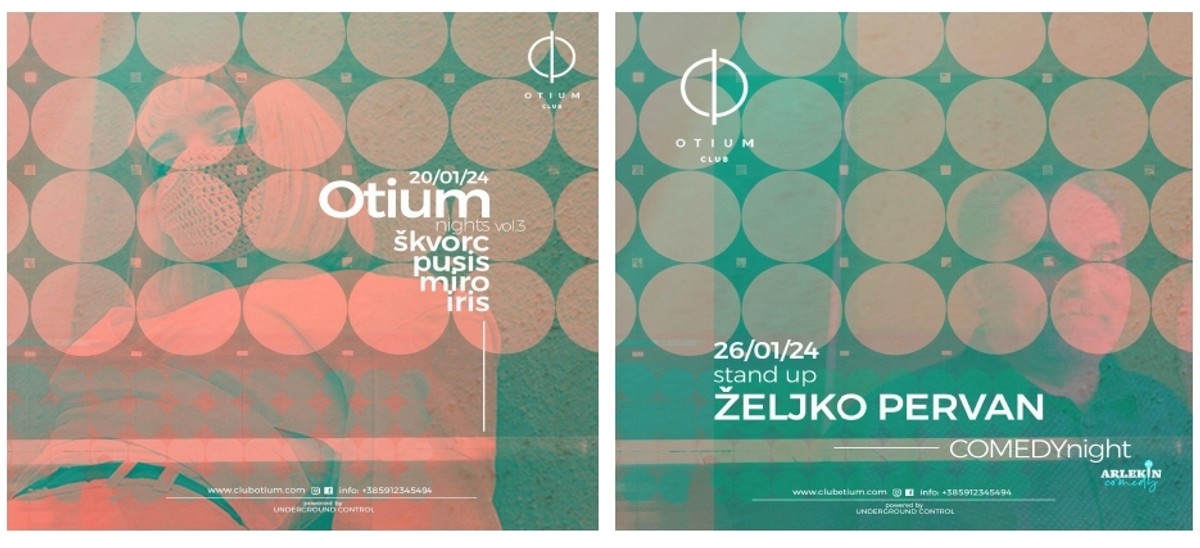OTIUM U SUBOTU OTVARA VRATA Osim koncerata i klupskih večeri, novi Comedy Night ugostit će legendu Željka Pervana