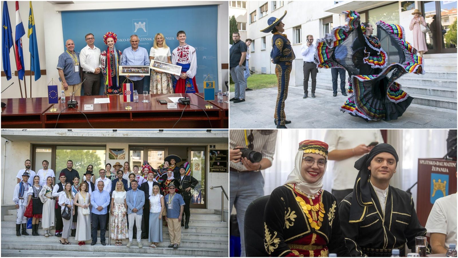 Folkloraši iz različitih krajeva svijeta kod župana Bobana