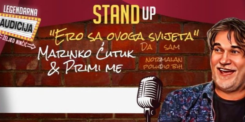 POVRATAK MARINKA ĆUTUKA Stand up 'Ero s ovoga svijeta' u Trogiru