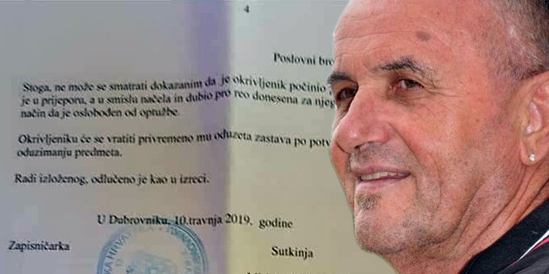 NIJE PREKRŠAJ: HSP-ovci plovili po Neretvi s crnom zastavom i natpisom 'Za dom spremni'
