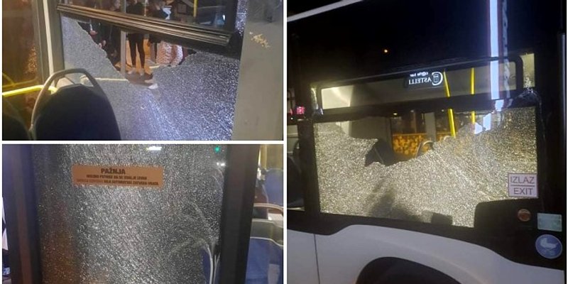 NA UDARU HULIGANA: Razbijena dva Prometova autobusa