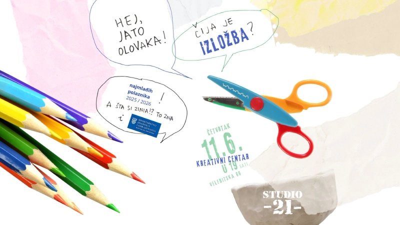 Otvara se zajednička izložba najmlađih polaznika Kreativnog centra Studija 21