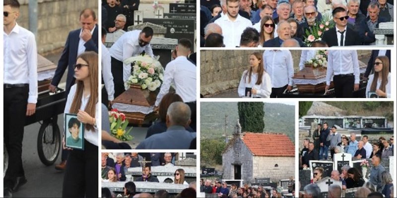 FOTO/VIDEO: VELIKA TUGA U PRUGOVU Sahranjene sestre Anka i Andrea Bezina