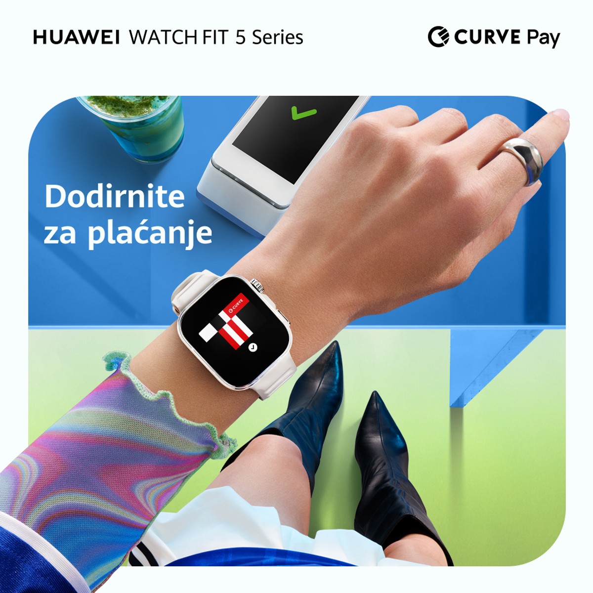 Huawei širi Curve Pay ekosustav, beskontaktno plaćanje stiže i na WATCH FIT 5 seriju