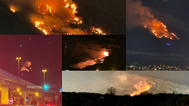 FOTO/VIDEO Vatrogasci uspjeli obuzdati požar u Solinu