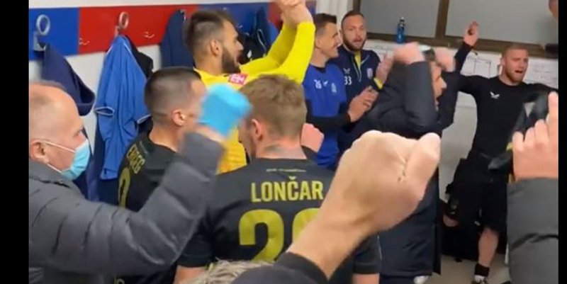 VIDEO Pogledajte veliko slavlje Osječana nakon pobjede na Poljudu
