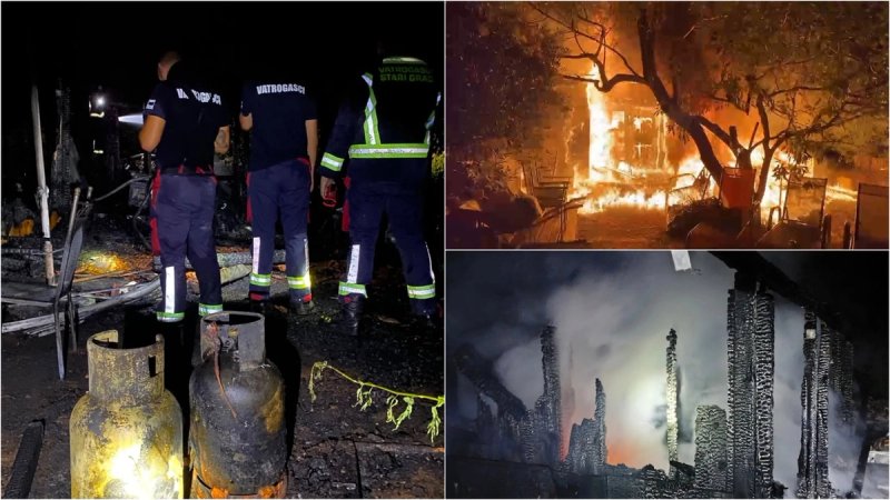 VIDEO: U Starom Gradu na Hvaru planula poljska kućica