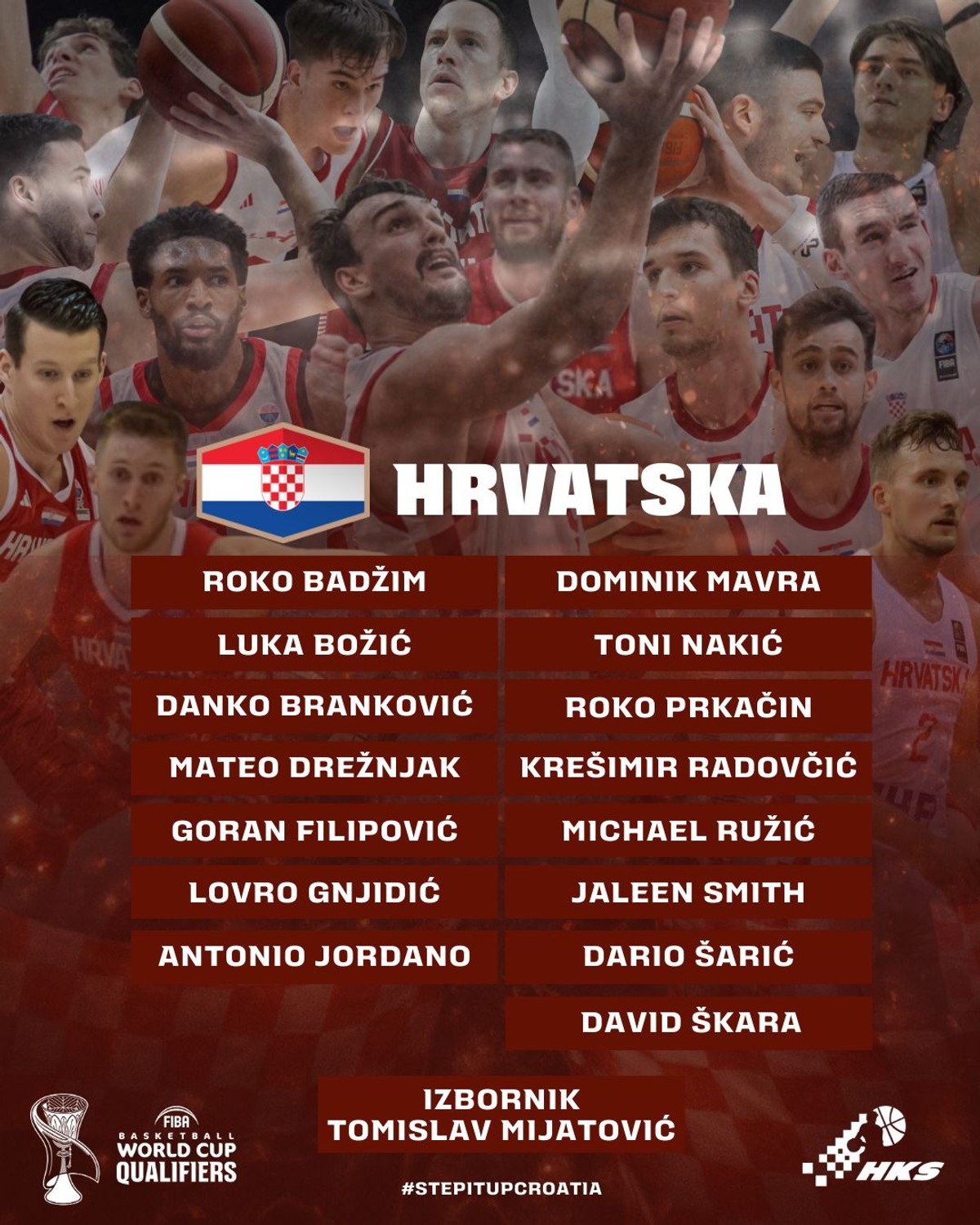 KOŠARKA Hrvatska nastavlja kvalifikacije za Svjetsko prvenstvo 2027.