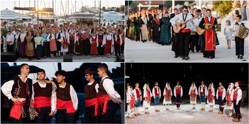 FOTOGALERIJA Folklorna društva iz cijele Dalmacije rasplesala Šoltu