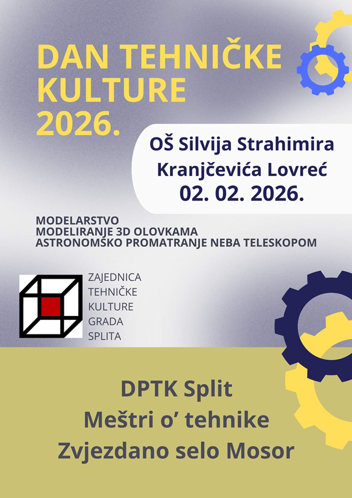Donosimo program Dana tehničke kulture u OŠ Silvija Strahimira Kranjčevića Lovreć