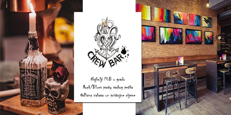 CREW BAR SPLIT 'Njegujemo dobre zvukove rocka, bluesa, jazza, funka...'