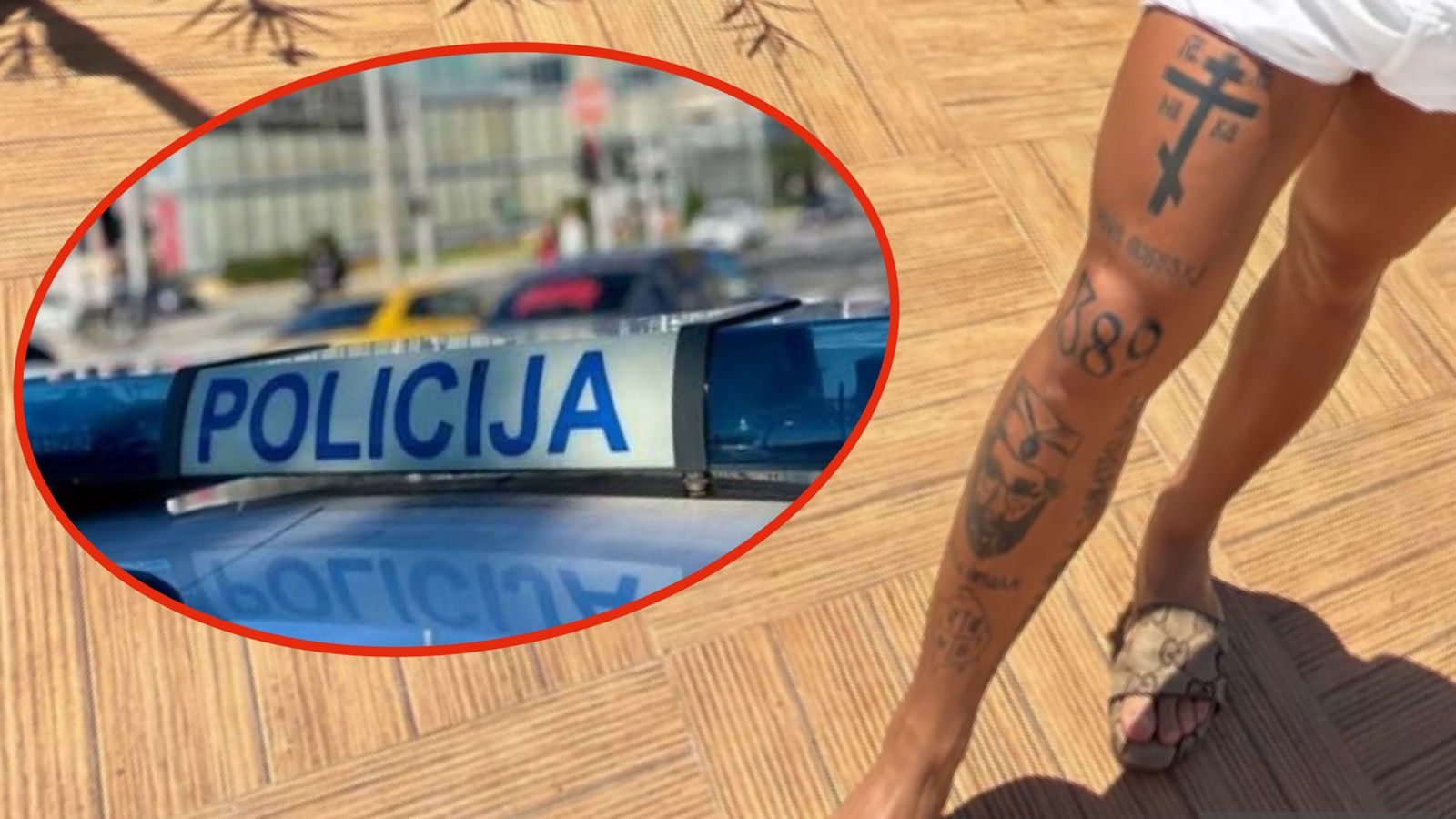 Pritvoren srpski Influencer s tetoviranim ratnim zločincima