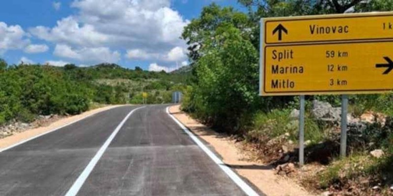 Završena rekonstrukcija ceste Mitlo – Vinovac u Marini