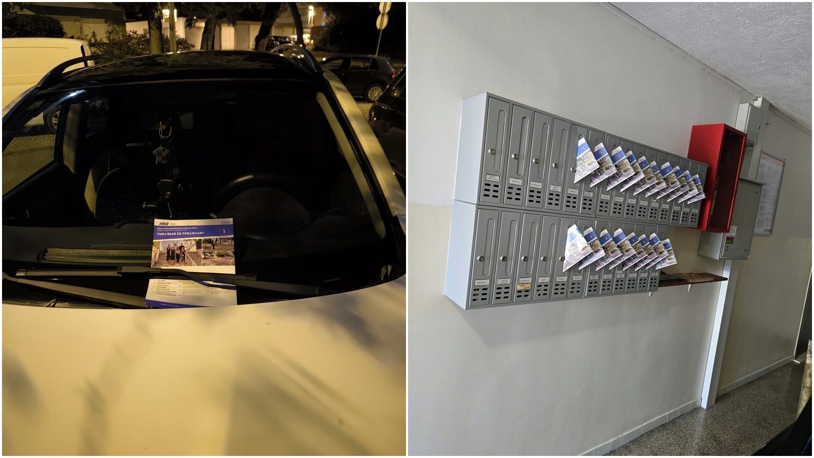 Letci pod brisačima automobila usred izborne šutnje? Građani s Lokvi prijavili 'noćnu akciju'