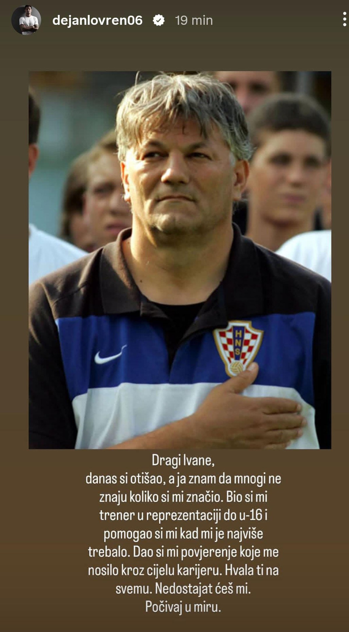 Lovren se emotivnim riječima oprostio od Hajdukove legende