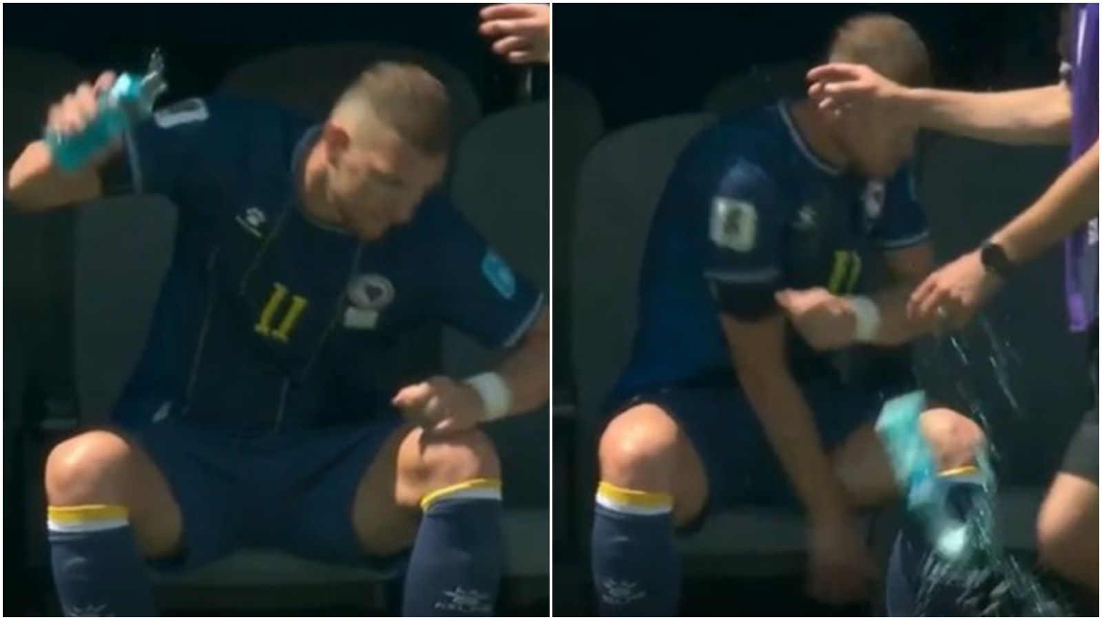 Džeko izgubio živce, burno reagirao kada ga je izbornik izveo iz igre