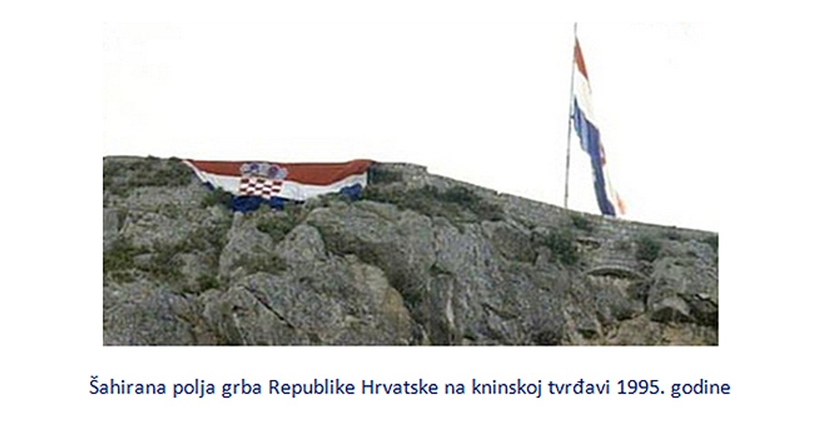 VUČIĆU, PROČITAJ I NAUČI: Povjesničar nam je detaljno objasnio od kada se šahovnica vijori u Kninu