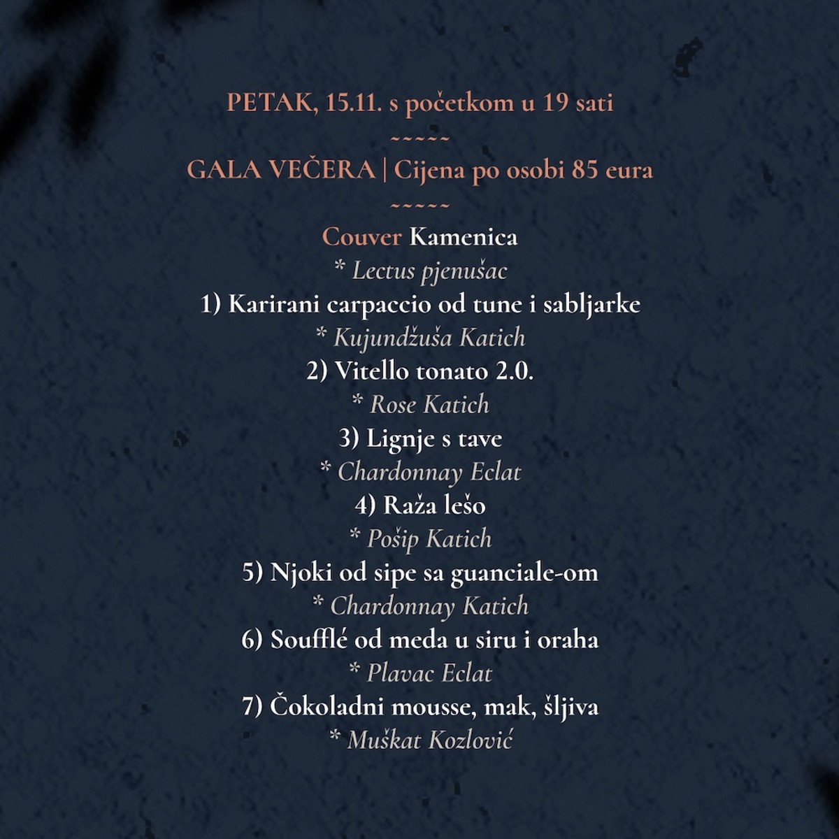 Dodan je još jedan termin za gala večeru Toma Gretića u Kadeni