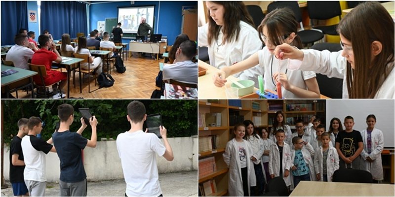 FOTOGALERIJA Učenje kroz igru i zabavu – održane zabavne radionice kroz STEM vještine u Vrgorcu