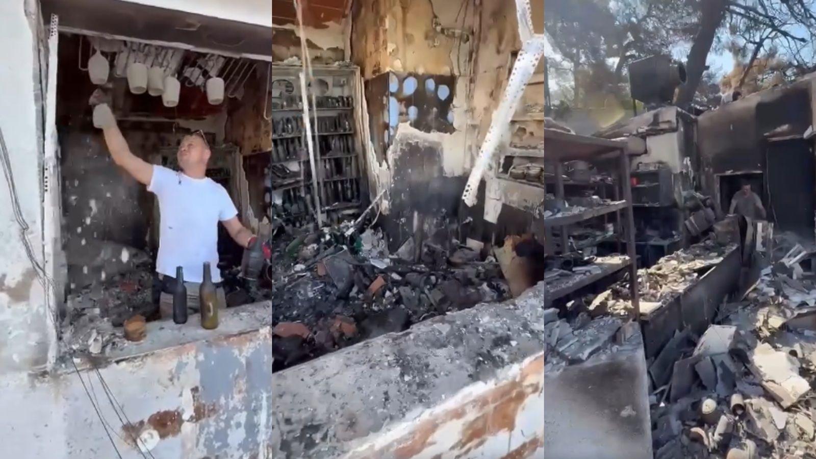 VIDEO Ljudi pokušavaju vratiti život na opožarenom području