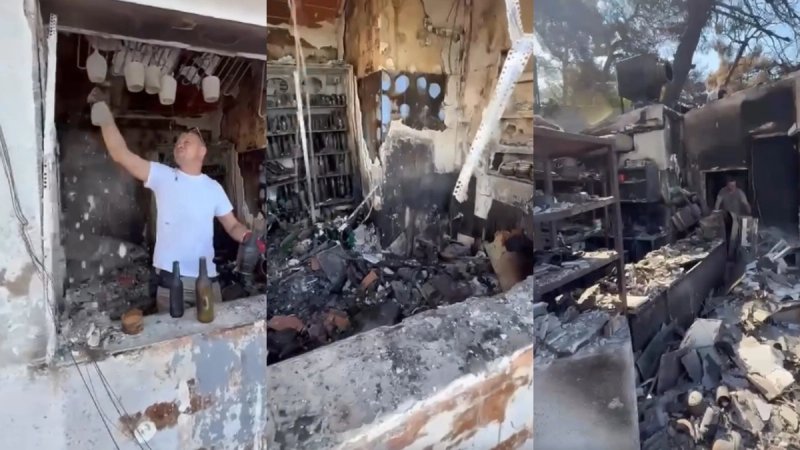 VIDEO Ljudi pokušavaju vratiti život na opožarenom području