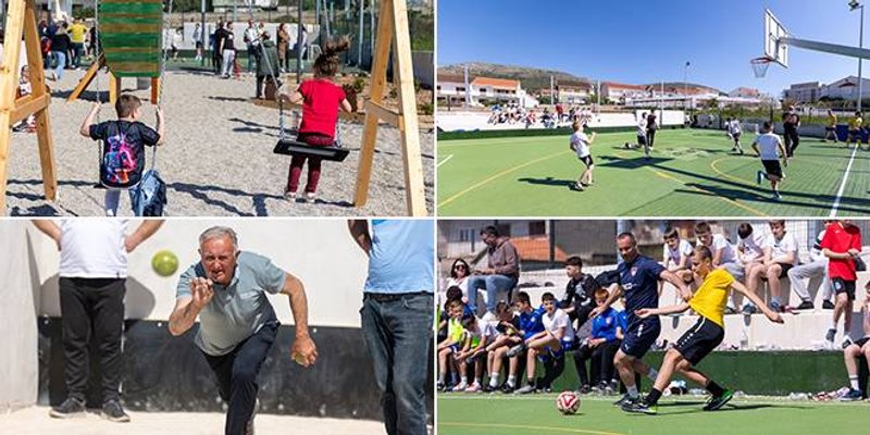FOTO/VIDEO Trogirski predio Krtine bogatiji za novi sportsko-rekreacijski centar
