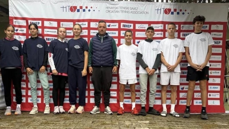 PRVENSTVO HRVATSKE Teniski klub Dalmacijacement osvojio 2. mjesto