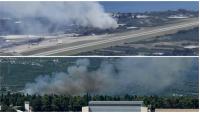 Požar kod aerodroma!