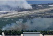 Požar kod aerodroma!