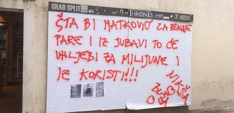 RAT GRAFITIMA: Aktivisti ne odustaju, odaslali su novu poruku