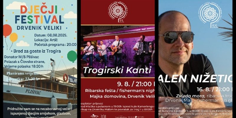 ZABAVA NA OTOCIMA TROGIRSKOG ARHIPELAGA Glazba i tradicija