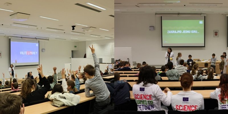 VLADALO VELIKO ZANIMANJE Održano prvo Dječje sveučilište u Splitu: Mali znanstvenici istraživali more