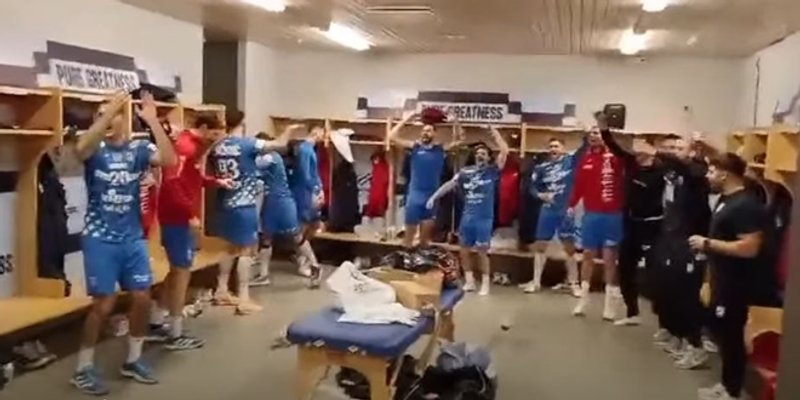 VIDEO Thompson podijelio snimku iz svlačionice rukometaša, zapjevali 'zabranjenu' pjesmu