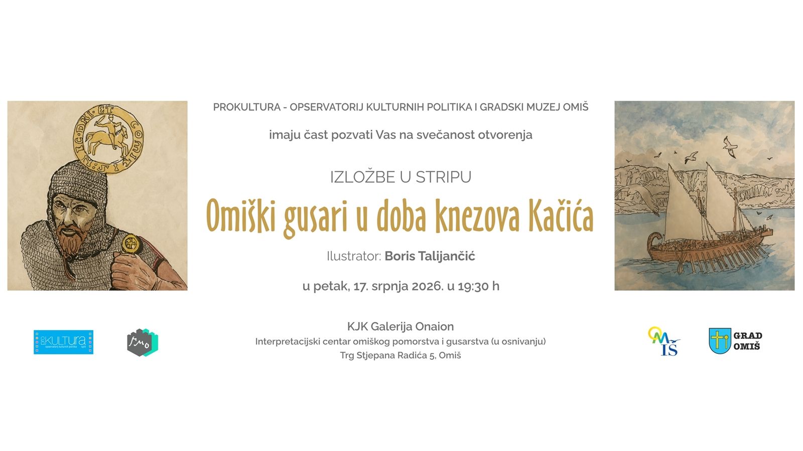 Omiški gusari kakve dosad još niste upoznali: Otvorenje jedinstvene strip-izložbe