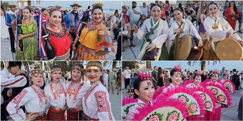 FOTO/VIDEO Otvoren Festival folklora u Splitu, pogledajte kako je bilo