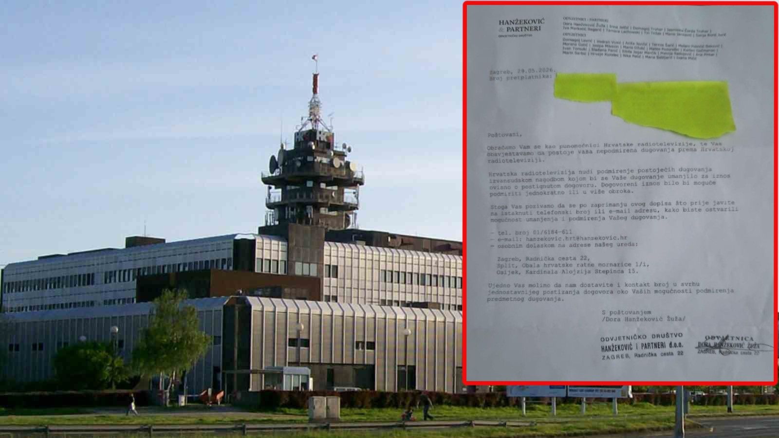 HRT traži naplatu dugova starih više od 20 godina? Na adrese Splićana stižu dopisi odvjetničkog ureda, evo što učiniti