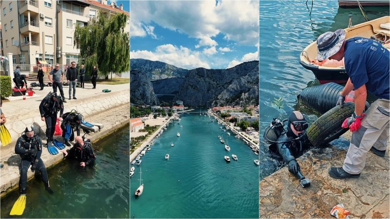 VIDEO Održana 'Omiška plava čistka' u sklopu projekta Blue Diversity