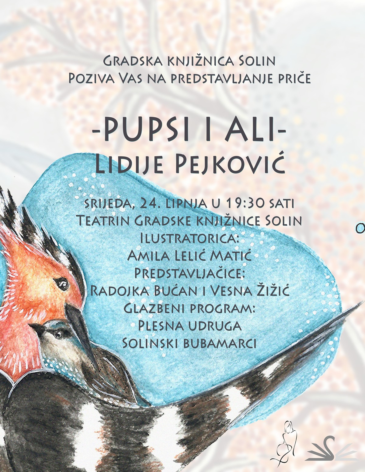 'Pupsi i Ali' dolijeću u Teatrin Gradske knjižnice Solin