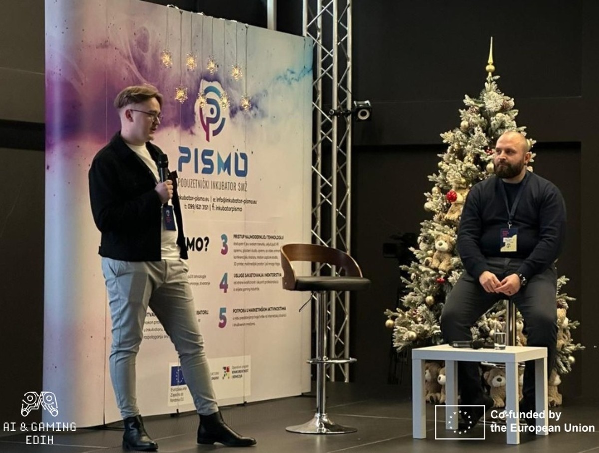 Umjetna inteligencija u praksi: autonomni AI agent koji uči igrati videoigru predstavljen u okviru događaja AI & Gaming EDIH-a