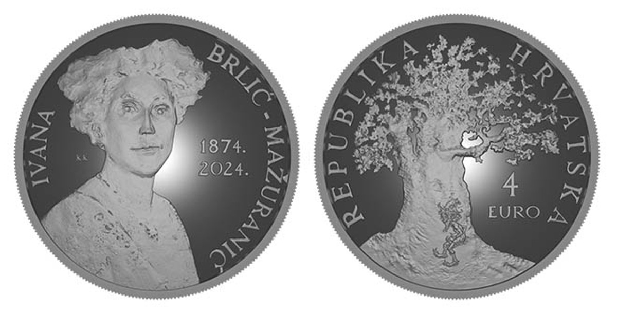 Prije 150 godina rođena je Ivana Brlić-Mažuranić: Numizmatičke kovanice slave njezin lik i djelo
