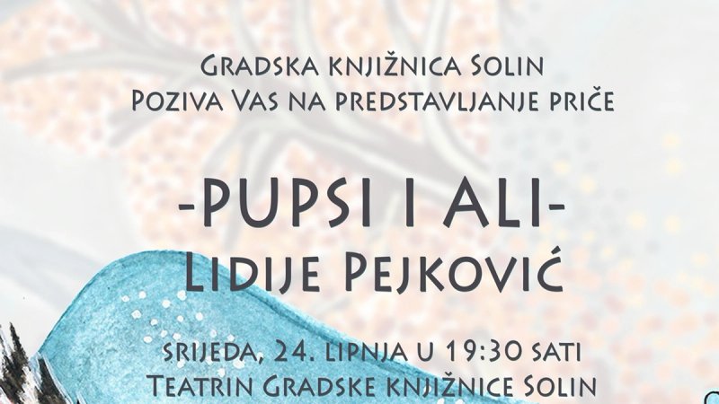 'Pupsi i Ali' dolijeću u Teatrin Gradske knjižnice Solin