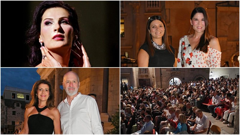 FOTOGALERIJA Posebna večer u Splitu, i poznata lica uživala u opernim arijama pod otvorenim nebom