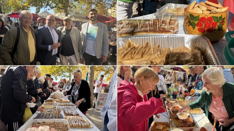 ZAMIRISAO PAZAR Razgrabile se baklave, priganice, kartoške, gravče na tavče… Sve je bilo besplatno, a evo i zašto
