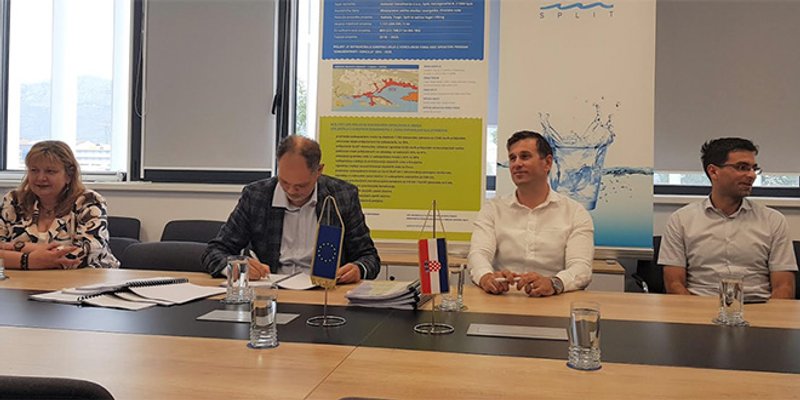 Potpisan ugovor za obavljanje nadzora za realizaciju ugovora iz projekta aglomeracije Kaštela - Trogir