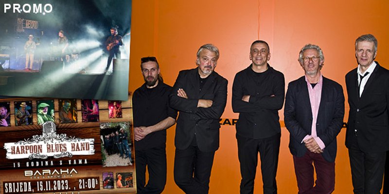 BBQ Brew Bar Baraka poziva: 'Proslavite 15 godina Harpoon Blues Banda'