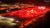 FOTO IZ ZRAKA Ovako večeras izgleda Vukovar